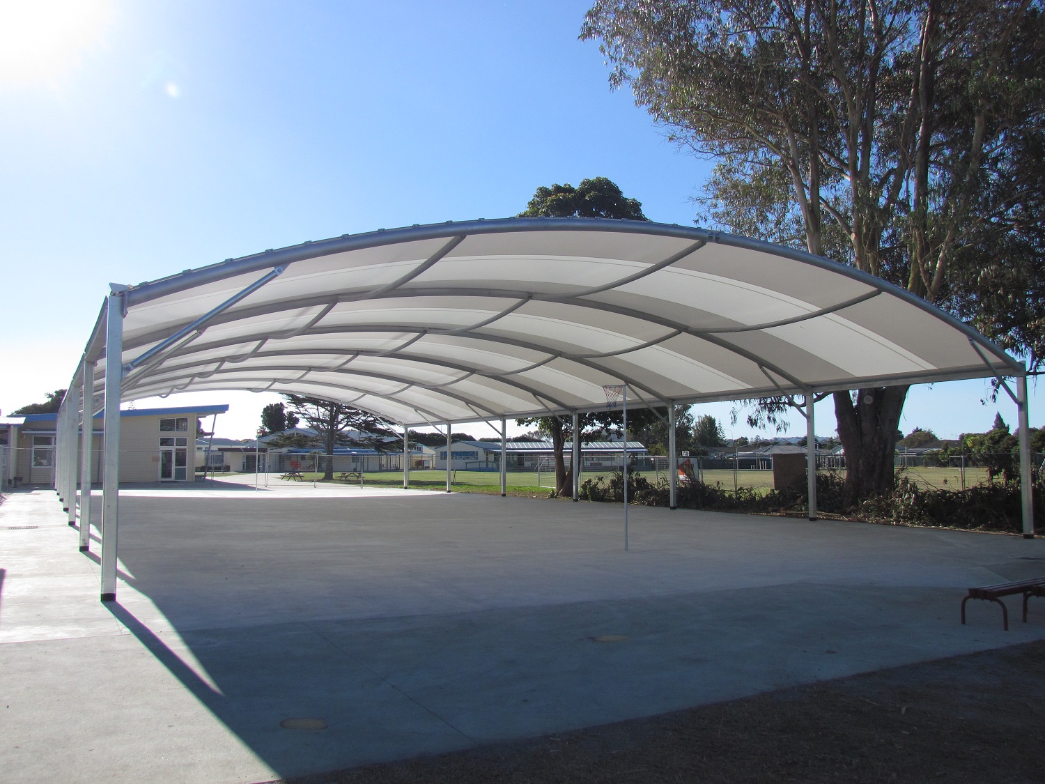 Covered outdoor learning areas