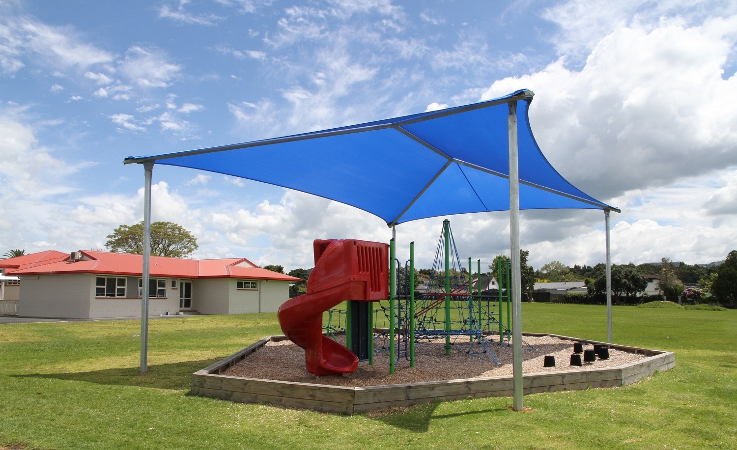 Hip Roof Shades for Playgrounds